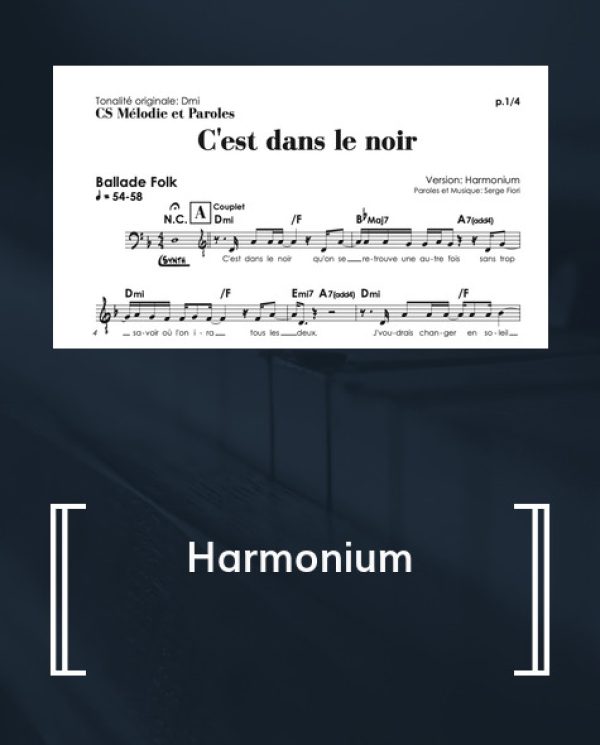 C'est dans le noir