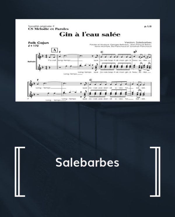 Gin à l'eau salée