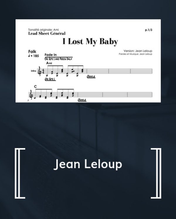 I Lost My Baby