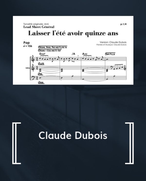 Laisser l'été avoir quinze ans