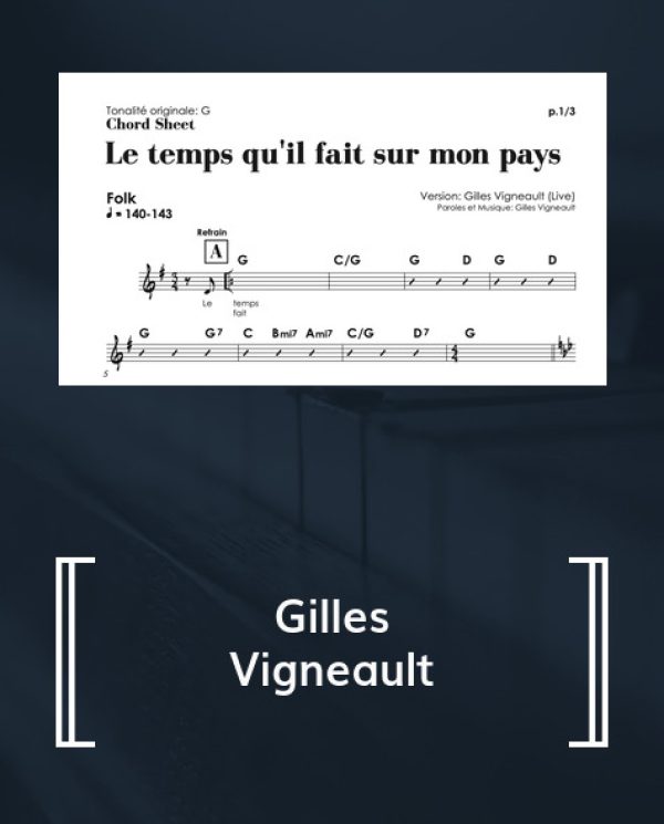 Le temps qu'il fait sur mon pays