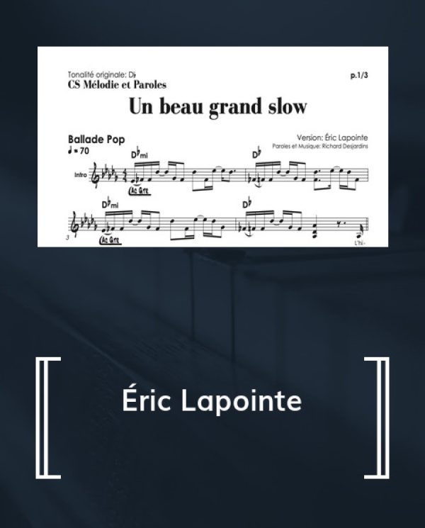 Un beau grand slow