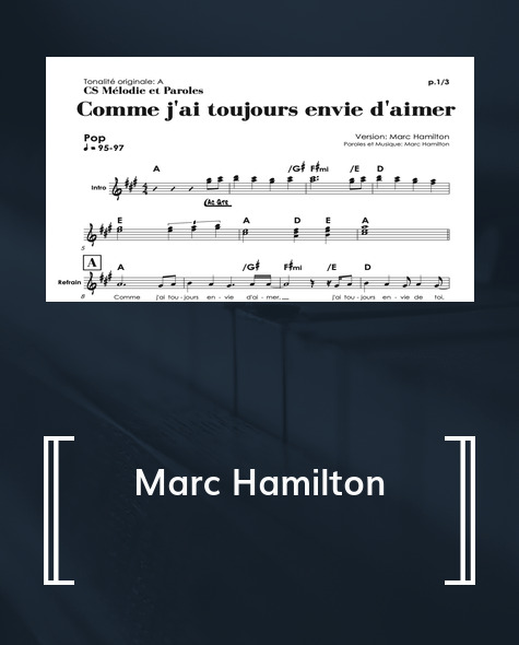 Comme j'ai toujours envie d'aimer