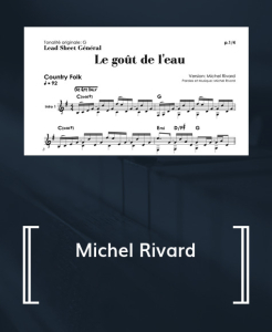 Le goût de l’eau